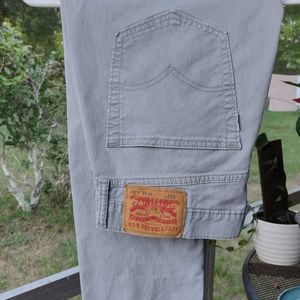 Levi's 512 Men's Skinny Gray Jeans Size 33x30